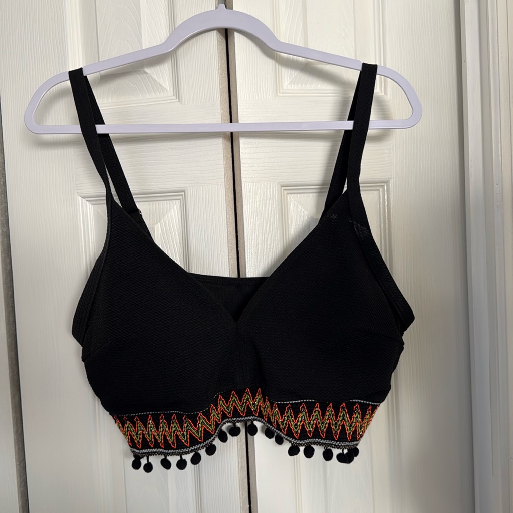 Boho Swimsuit Top Crop Top Bra Top Festival Top